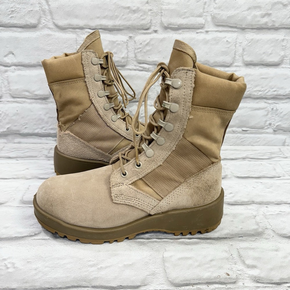 USA Military Army Tactical Boots Vibram Hot Weather Combat Boots Women's Sz 4